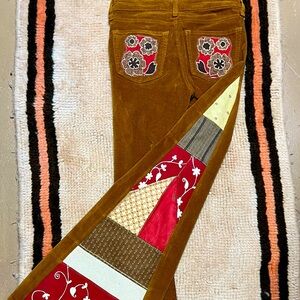 corduroy  patchwork flares! Worn twice and was showered with compliments!
